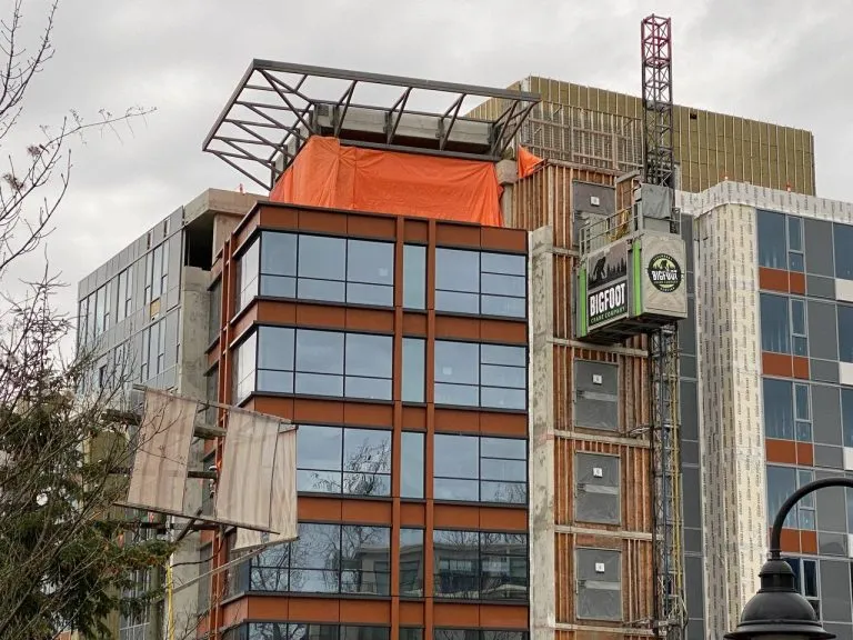 Jeff and Simon Ironworks fabrication team at work in the Burnaby shop