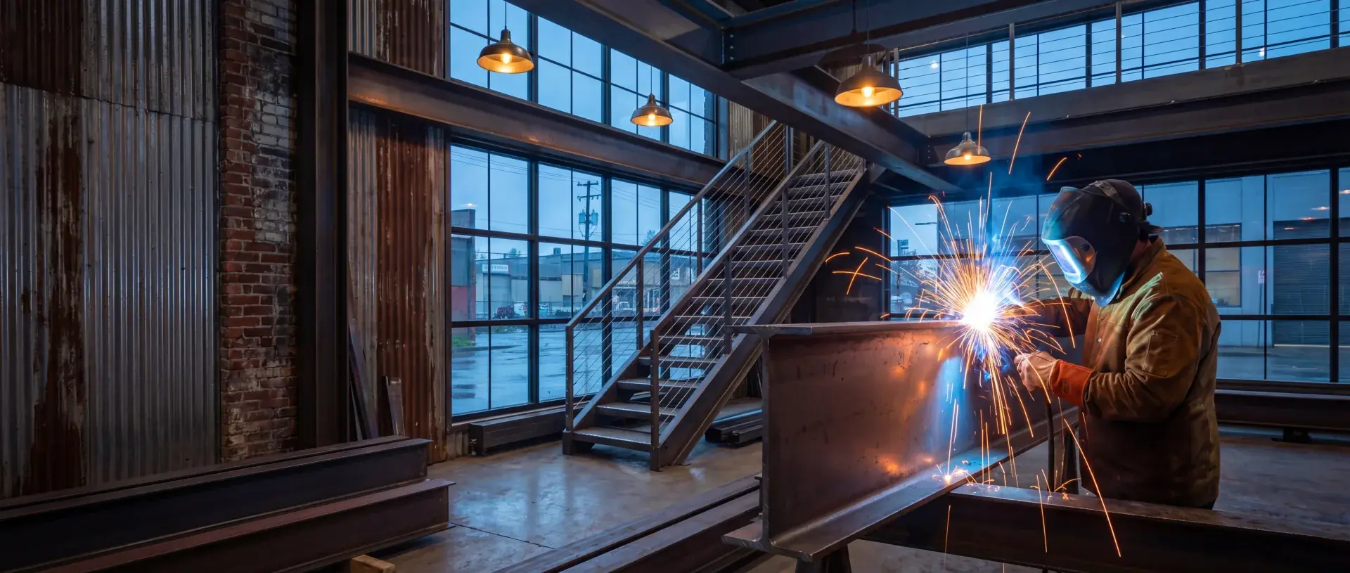 Custom structural steel fabrication by Jeff and Simon Ironworks in Metro Vancouver
